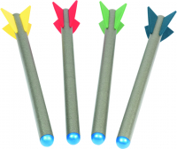 Lot de 4 Javelots d'athlétisme d'initiation en mousse - Sarneige ® Lot de 4 Javelots d'athlétisme d'initiation en mousse - Sarneige ®