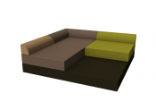 Espace de regroupement 6 modules - TYYNY - revêtement Dynactiv