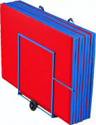 Chariot de transport vertical pour tapis - Dima