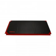 Tapis de sol fitness solidaire  coins renforces - Dima   - 200x100x5 cm noir