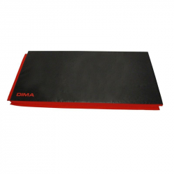 Tapis de sol fitness solidaire - Dima - 200x100x5 cm noir